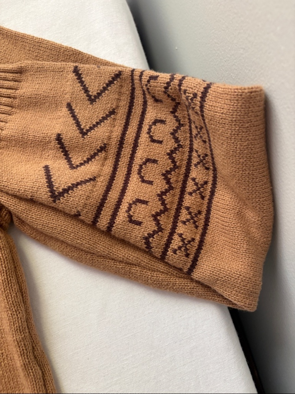 Cotton & Rye Tan Knit Sweater - Picture 9 of 11